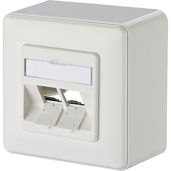 METZ CONNECT Keystone Dose AP 2Port leer rws 130B20D20002KE